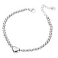 SECRET BOX_Stainless Steel Heart Pointed Ball Beaded Bracelet
