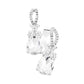 Teardrop Crystal Rhinestone Evening Earrings