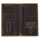 Ariat Branded Brindle Calf Hair Overlay - Men's Rodeo Wallet