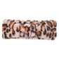 C.C Leopard Pattern Faux Fur Headwrap