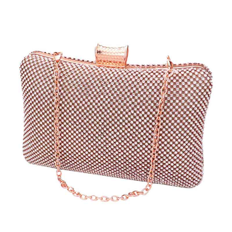 Bling Evening Tote Clutch Crossbody Bag
