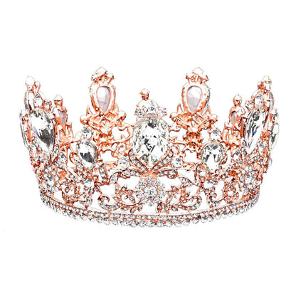 Glass Crystal Pageant Queen Tiara
