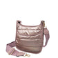 Solid Quilted Shiny Puffer Mini Crossbody Bag