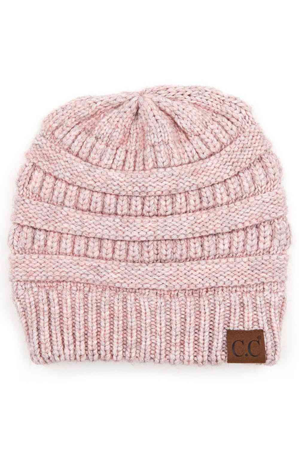 C.C Soft Yarn Knit Beanie Hat