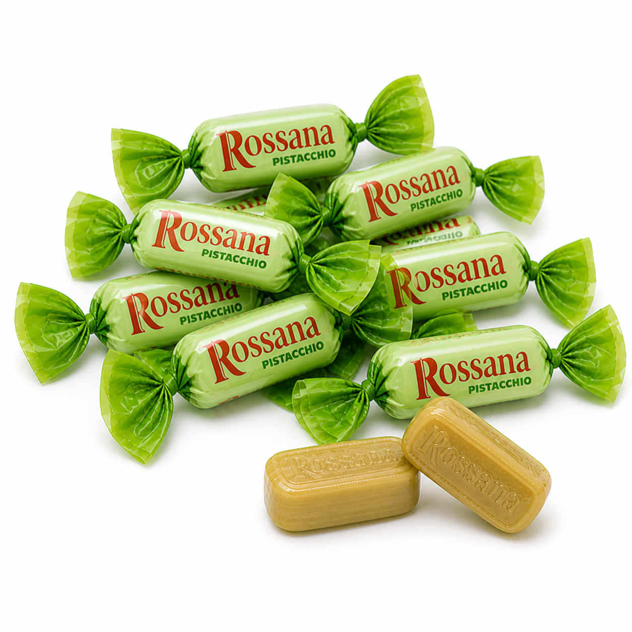 Rossana Pistachio Cream Filled Hard Candy – Bulk Value Bag