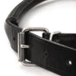 Collar de cuero enrollado para perro