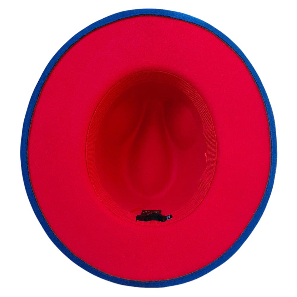 Belt Band Pointed Fedora Hat