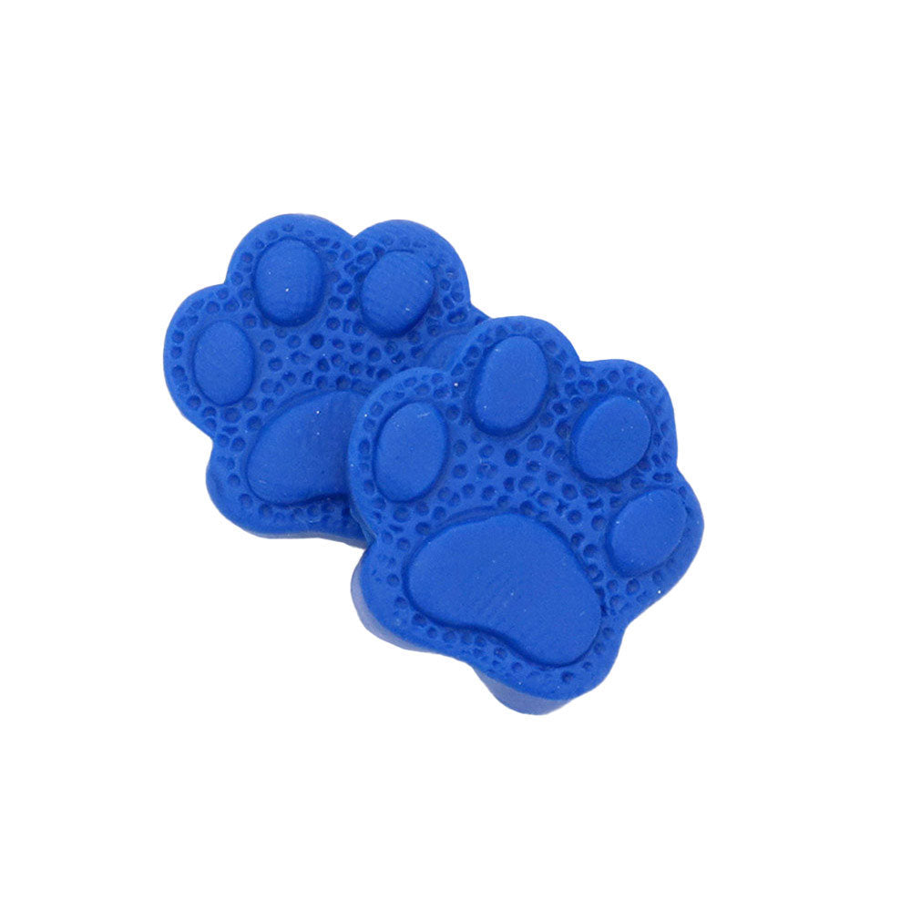 Paw Polymer Clay Stud Earrings