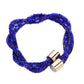 Stone Embellished Twisted Magnetic Bracelet