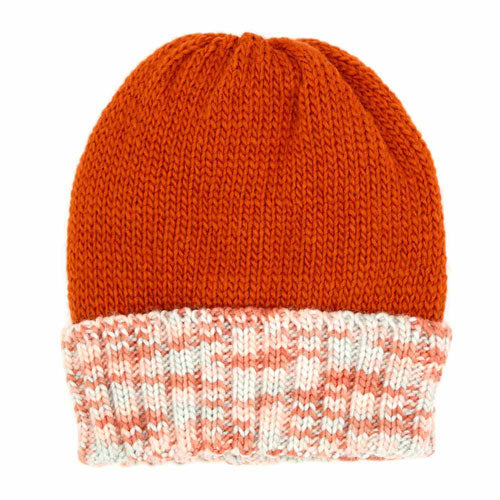 Multi Color Band Fleece Beanie Hats