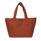 Quilted Padded Puffer Tote Bag