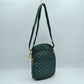 Quilted Puffer Crossbody Bag Multi-Zip Shoulder Bag with Adjustable Strap