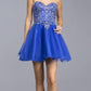 CLEARANCE - Aspeed S2040 Sweetheart Neckline Strapless Short Dress (Size 3XL)