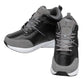 CALTO - S22817 - 3.6 Inches Taller (Black/Grey) - High - Top Sneakers