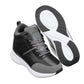 CALTO - S22817 - 3.6 Inches Taller (Black/Grey) - High - Top Sneakers