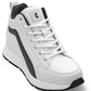 CALTO - S23305 - 3.2 Inches Taller (White) - Sneakers