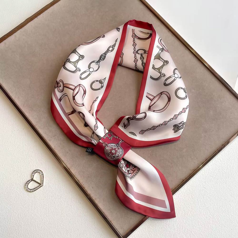 Elegant Pattern Print Decorative Neck Scarf