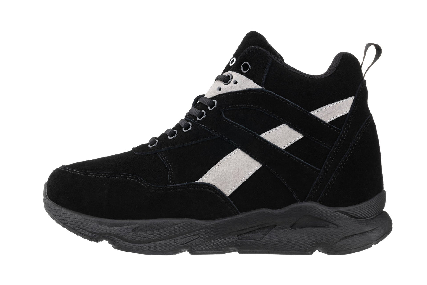 CALTO - S33594 - 4 Inches Taller (Black/Grey) - Sneakers