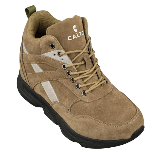 CALTO - S33596 - 4 pulgadas más alto (verde oliva) - Zapatillas