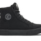 CALTO - S3421 - 2.4 Inches Taller (Black) - Cap Toe High Top Zip-Up Sneaker Boots