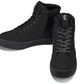 CALTO - S3421 - 2.4 Inches Taller (Black) - Cap Toe High Top Zip-Up Sneaker Boots