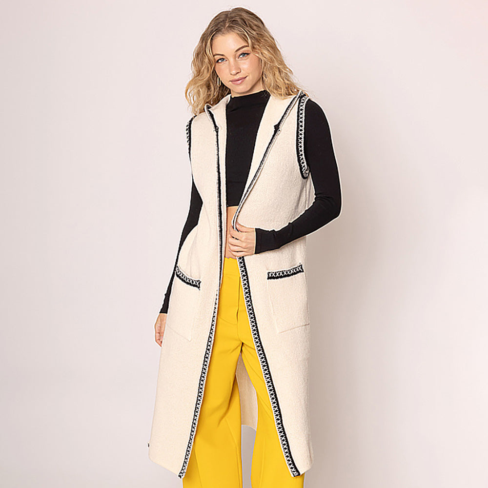 Long Hood Vest