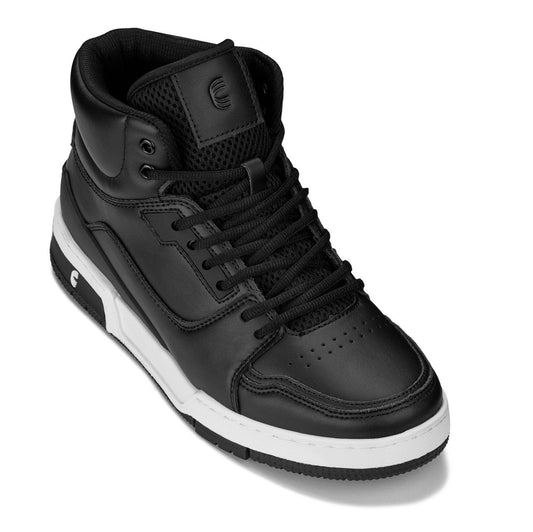CALTO - S4750 - 3 Pulgadas Más Alto (Negro) - Zapatillas de Caña Alta