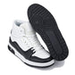 CALTO - S4752 - 3 Inches Taller (White/Black) - High Top Sneakers