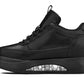 CALTO - S4925 - 3.2 Inches Taller (Onyx/Black Sole) - Chunky Elevated Platform Sneakers