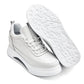CALTO - S4926 - 3.2 Inches Taller (Bone/White Sole) - Chunky Elevated Platform Sneakers
