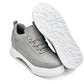 CALTO - S4927 - 3.2 Inches Taller (Dove Grey/White Sole) - Chunky Elevated Platform Sneakers