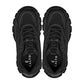CALTO - S5282 - 2.6 Inches Taller (Jet Black/Onyx Sole) - Chunky Sole Sporty Sneakers