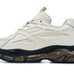 CALTO - S5283 - 2.6 Inches Taller (Beige/Translucent Onyx Sole) - Chunky Sole Sporty Sneakers