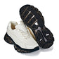 CALTO - S5283 - 2.6 Inches Taller (Beige/Translucent Onyx Sole) - Chunky Sole Sporty Sneakers
