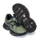 CALTO - S5284 - 2.6 Inches Taller (Khaki Green/Translucent Onyx Sole) - Chunky Sole Sporty Sneakers
