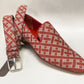 C Collection Printed Leather Loafer - Red