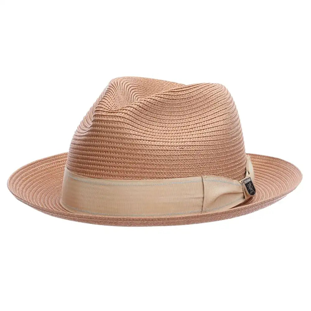 Stacy Adams Moore - Sombrero fedora de paja