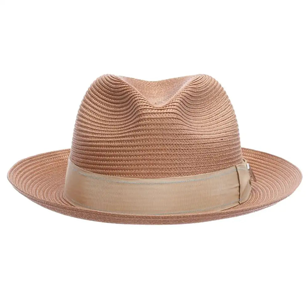 Stacy Adams Moore - Sombrero fedora de paja