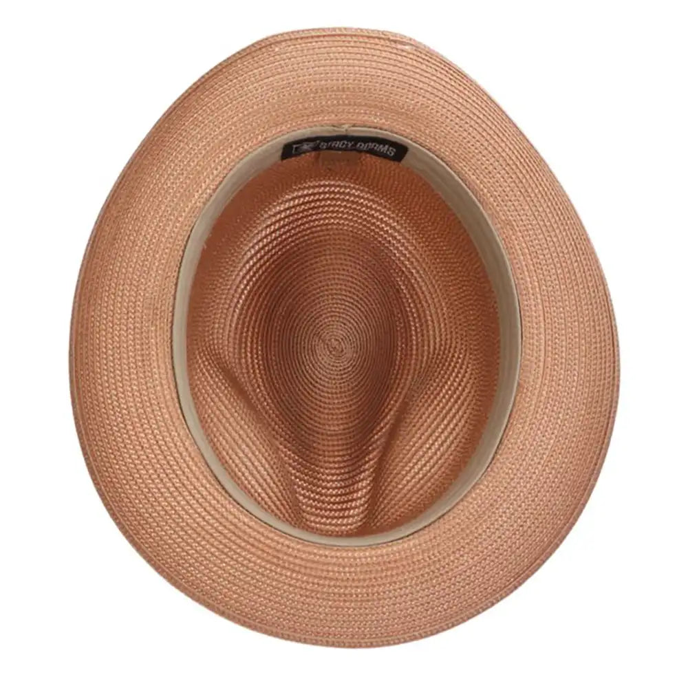 Stacy Adams Moore - Sombrero fedora de paja