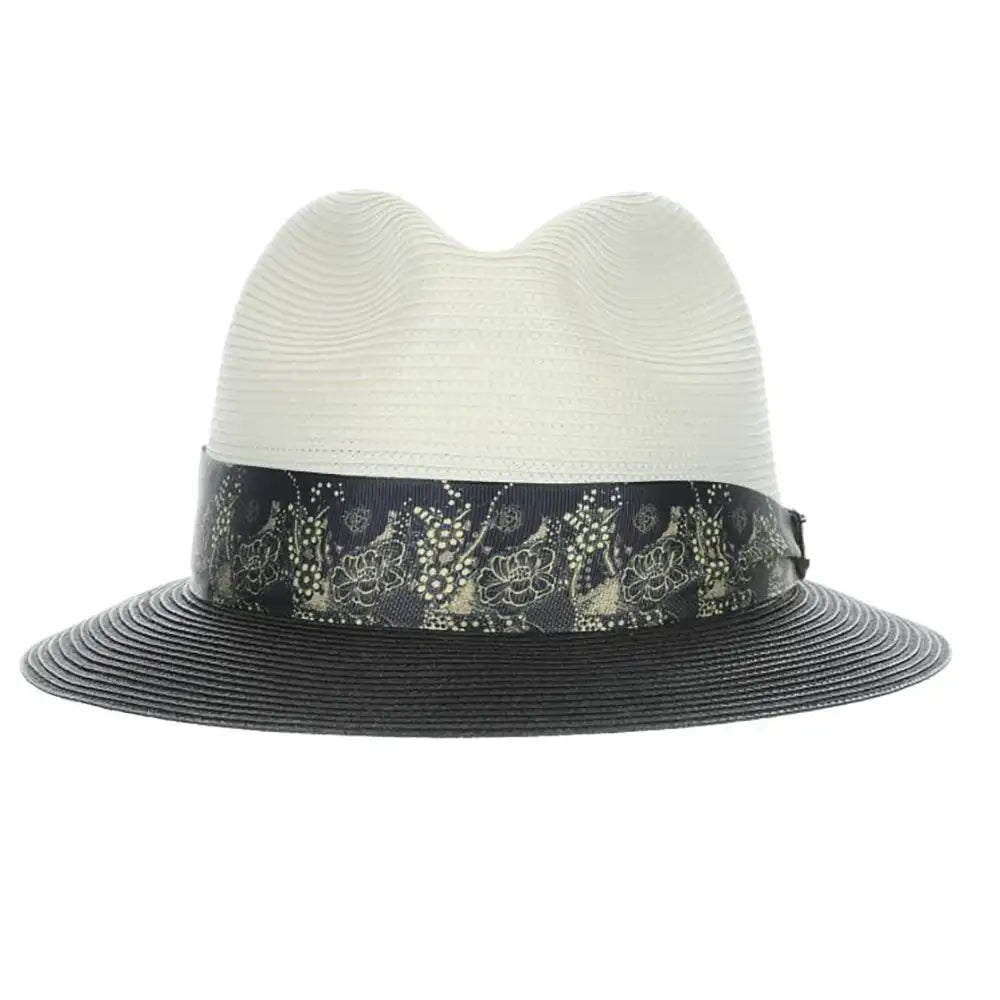 Stacy Adams Haring - Straw Fedora Hat