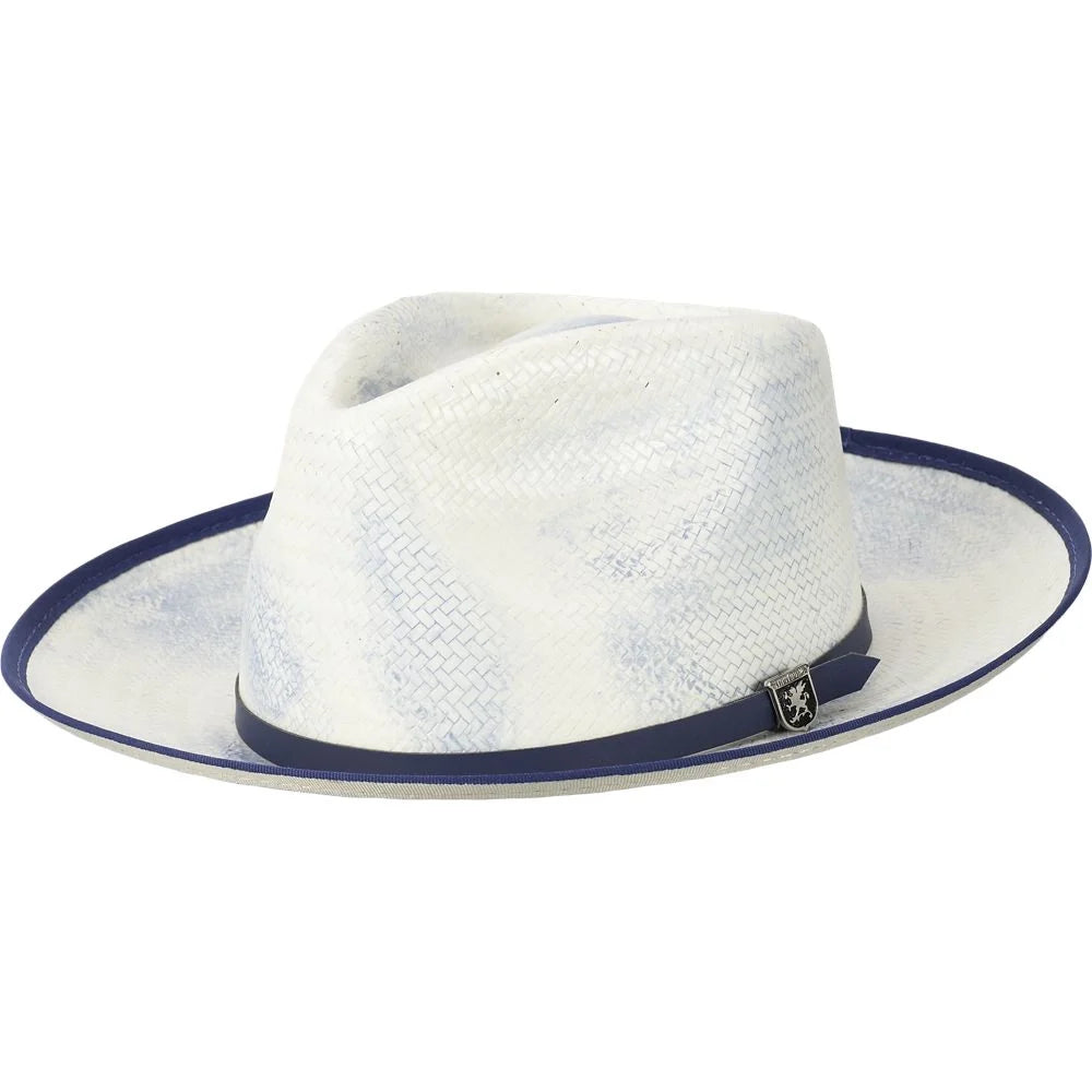 Stacy Adams Ritz - Sombrero Fedora de Paja Toyo