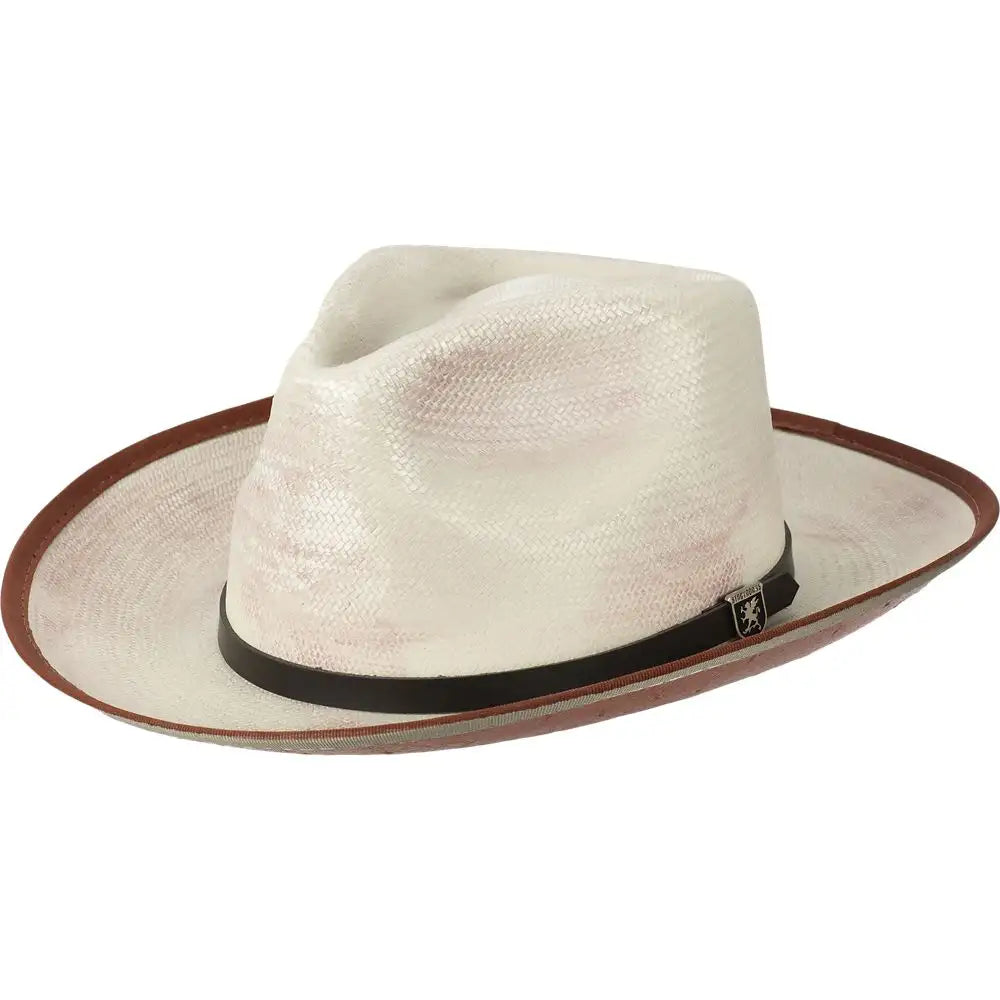 Stacy Adams Ritz - Sombrero Fedora de Paja Toyo