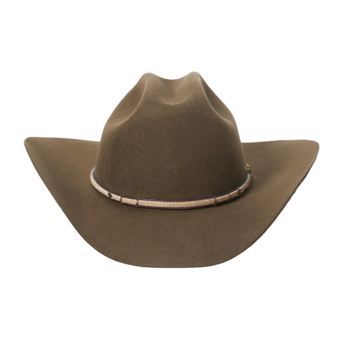 Stetson Powder River - Sombrero de vaquero de fieltro de lana de búfalo (4X)