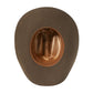 Stetson Powder River - Sombrero de vaquero de fieltro de lana de búfalo (4X)