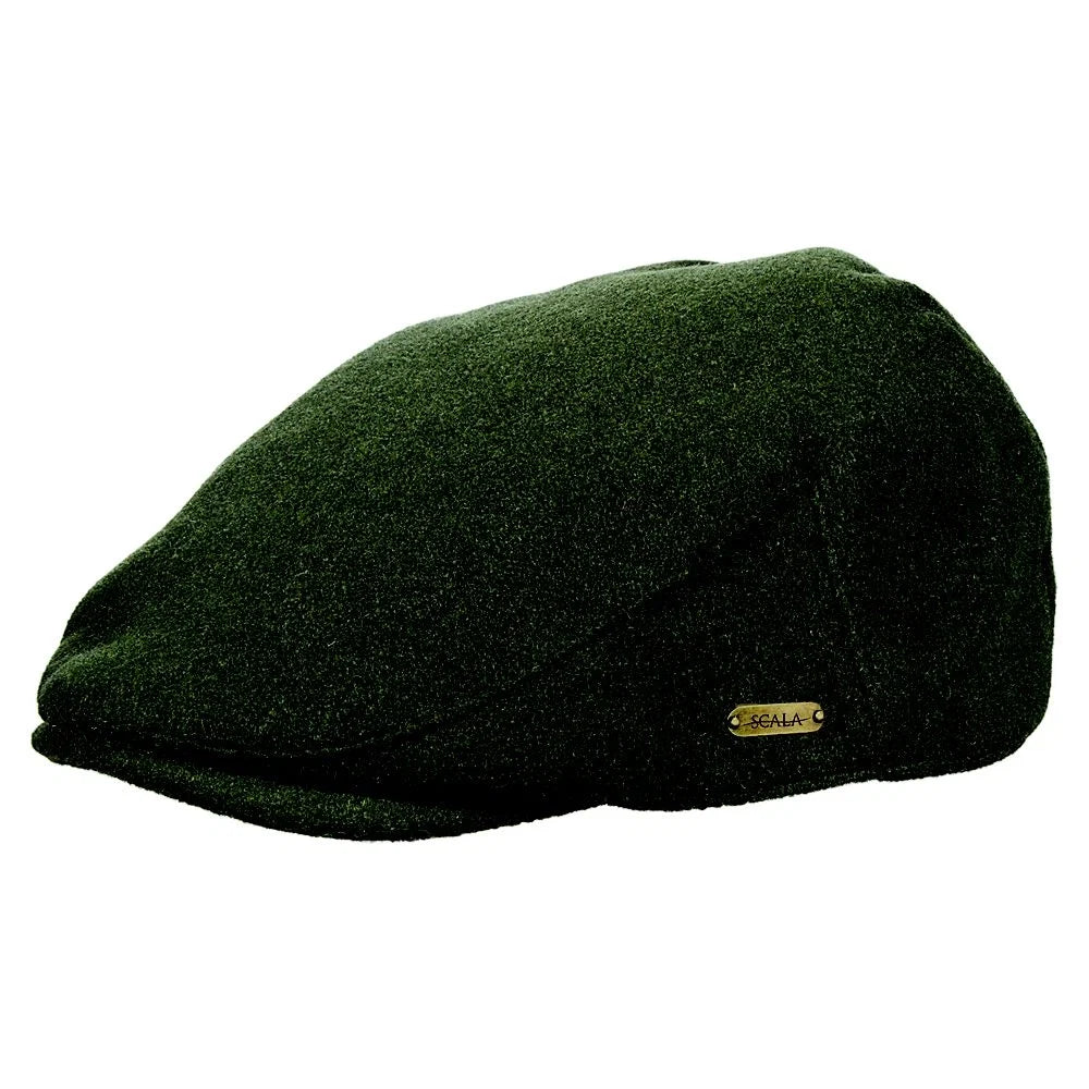 Scala Oxford - Gorra Plana de Mezcla de Lana