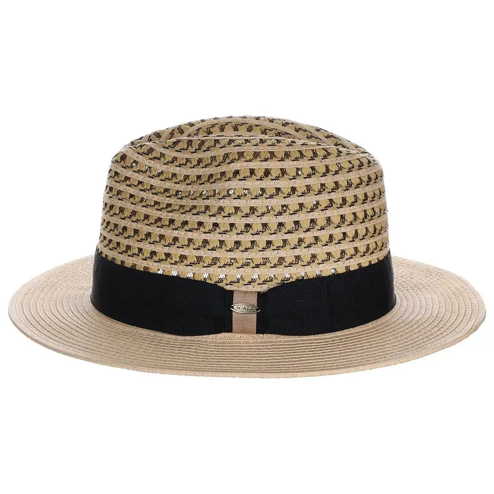 Scala Cabana Cove - Sombrero fedora de paja