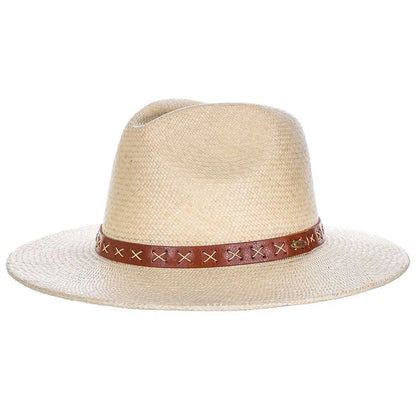 Scala Leon - Sombrero fedora de paja panamá