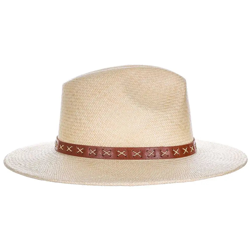 Scala Leon - Sombrero fedora de paja panamá