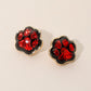 Glitter Paw Print GameDay Stud Earrings