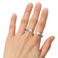 SECRET BOX_Sterling Silver Dipped Pearl Tip Two Finger Ring